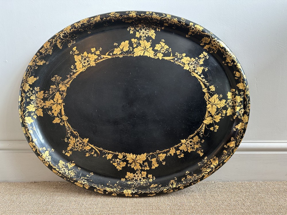 19th Century Paper Mache Tray