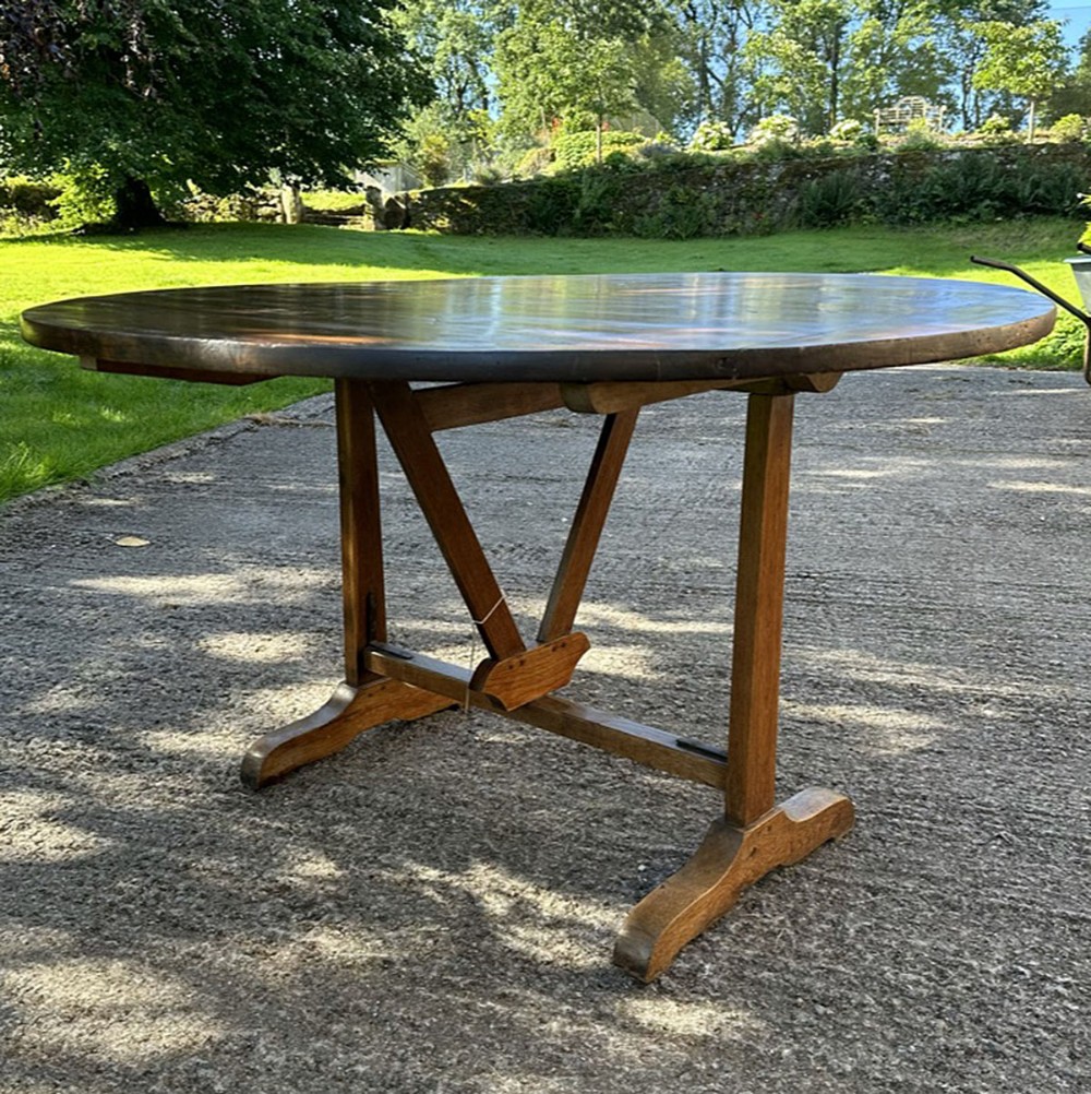 19th Century Wine Tasting Table