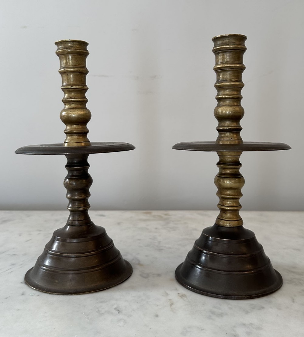 Pair of Continental Candlesticks 