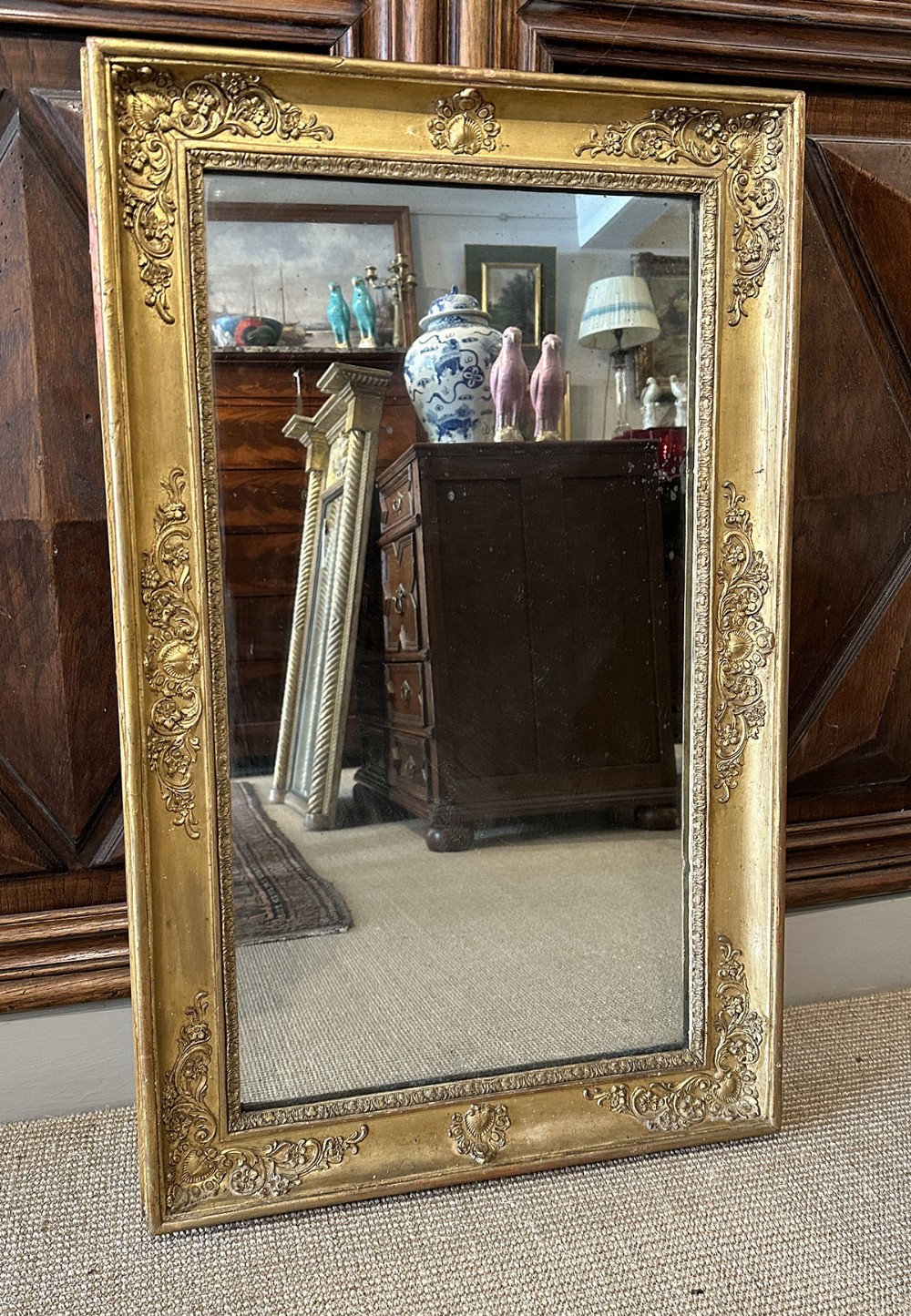French Gilt Mirror 