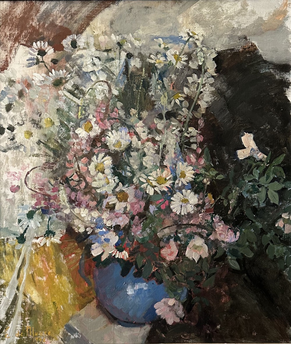 Summer Flowers - Antique Oil Painting