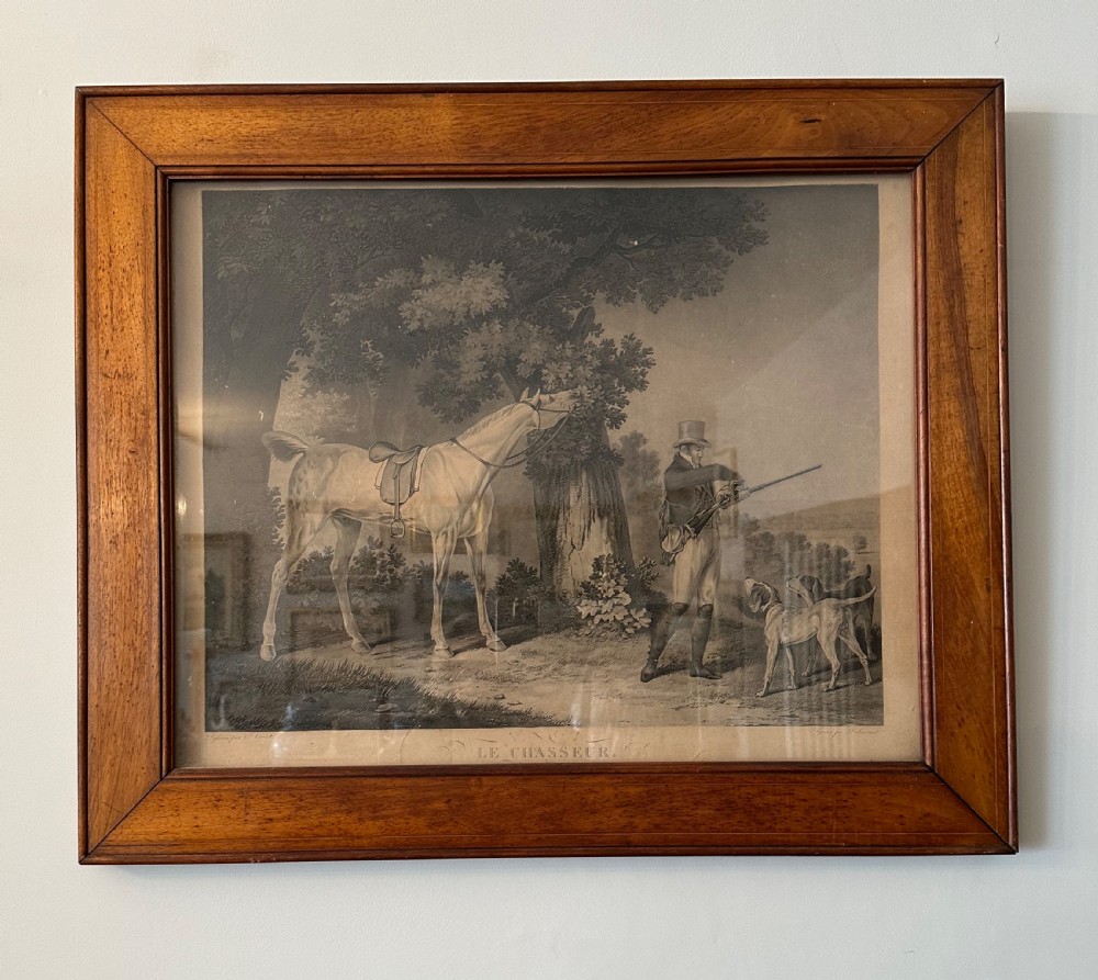 Le Chasseur - Antique Engraving View II