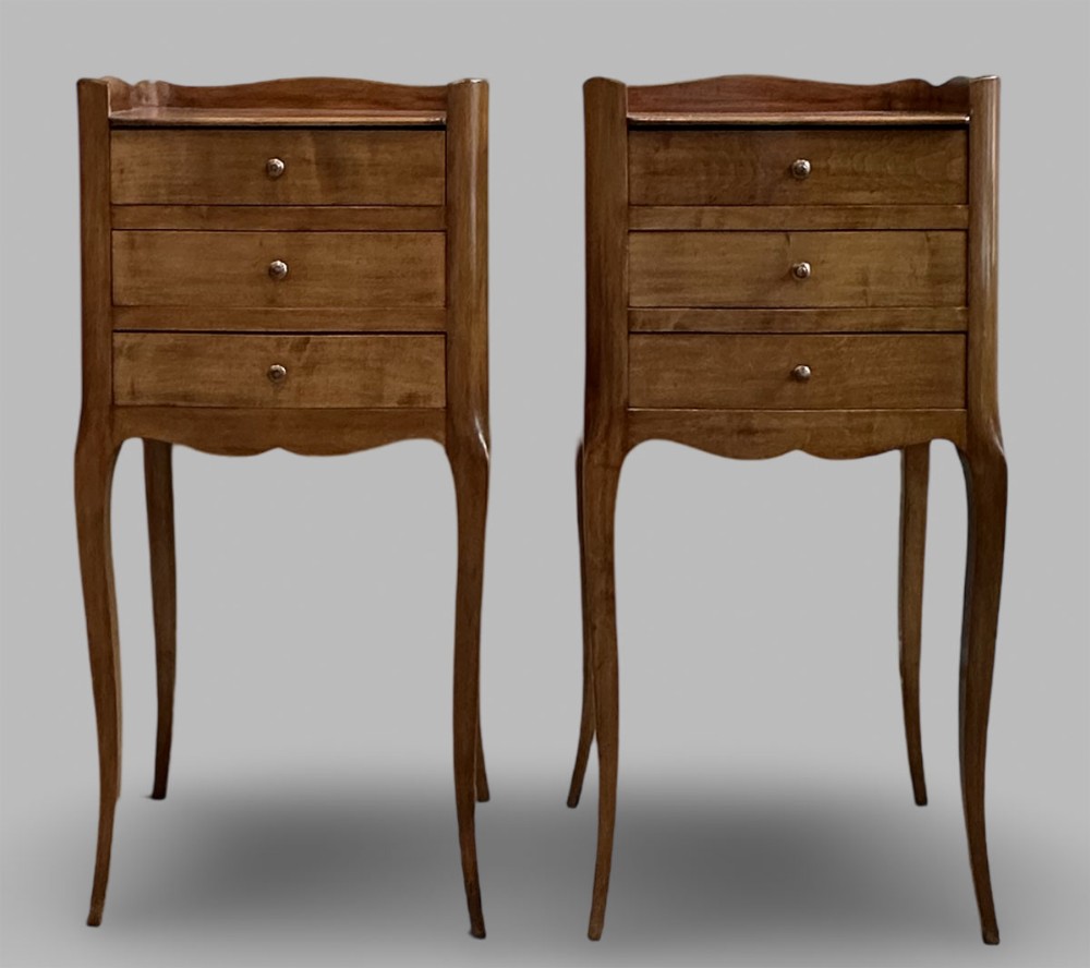 Pair of French Bedside Tables