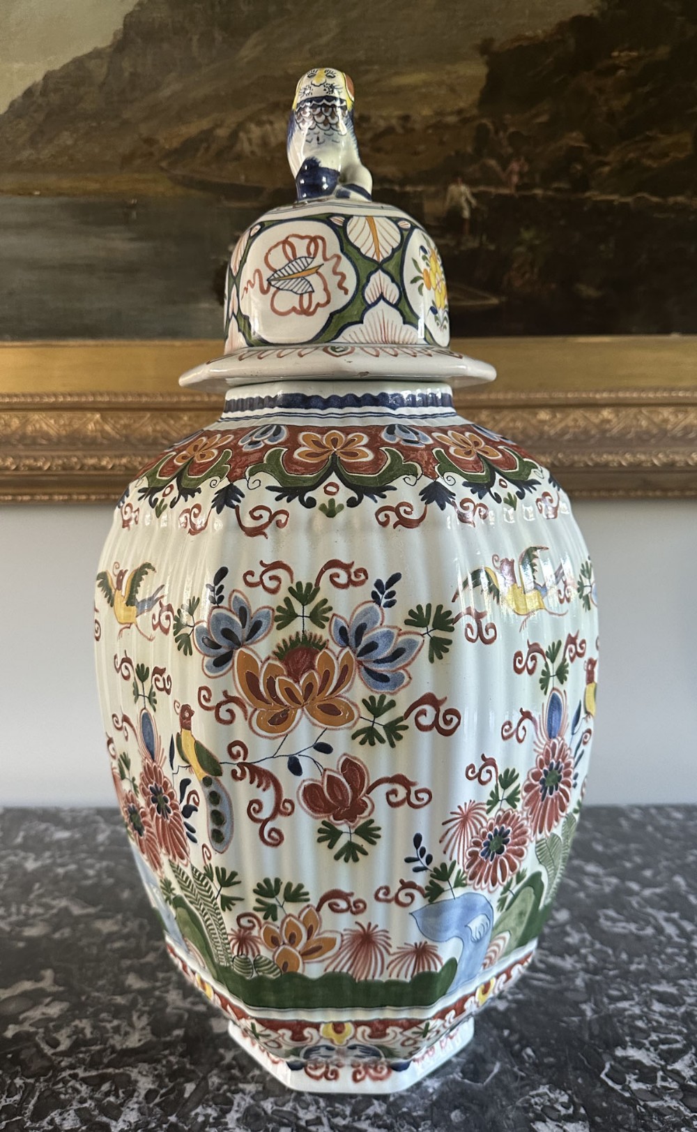 19th Century Covered Vase