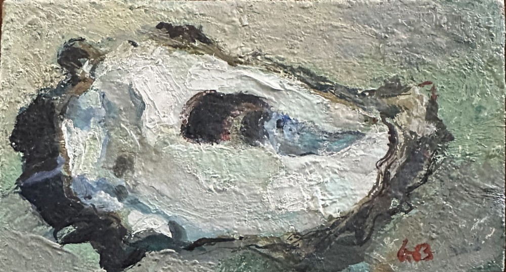 Oyster - Antique Oil Painting