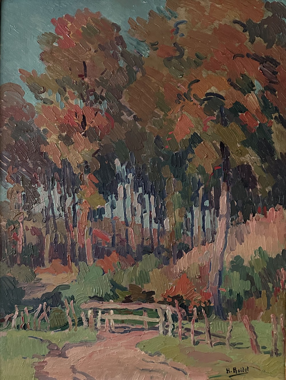 Autumn - Antique Oil Painting