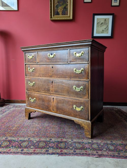 Antique Georgian Oak Chest of Drawers