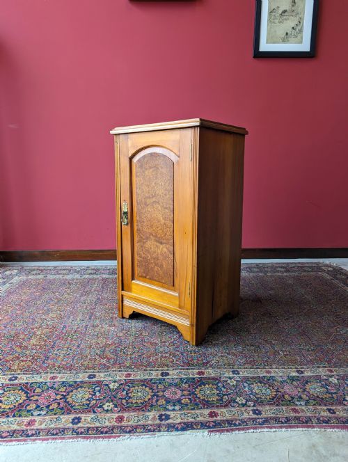 Antique 19th Century Birdseye Maple Pot Cupboard / Bedside