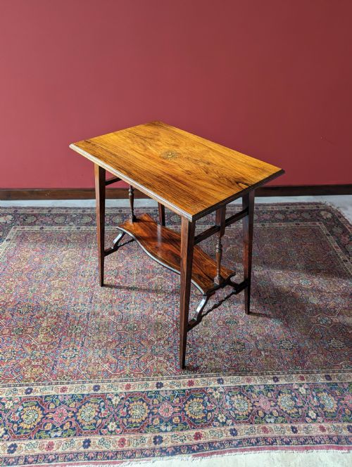 Antique 19th Century Rosewood Side Table / Occasional Table
