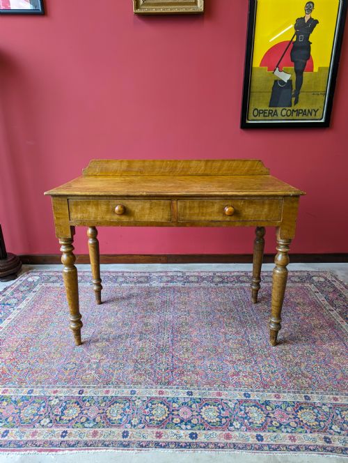 Antique 19th Century Scrumbled Pine Desk