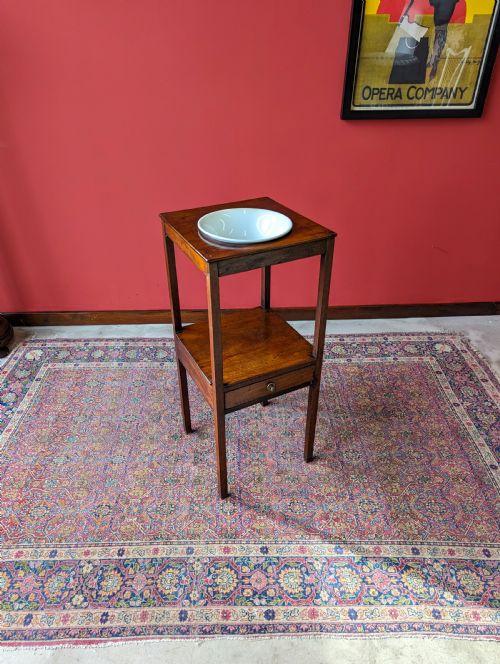Antique 19th Century Mahogany Washstand / Bedside