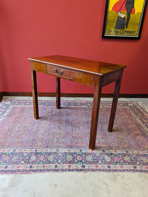 Antique Georgian Mahogany Side Table / Hall Table