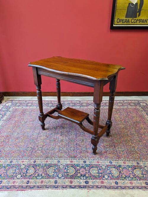 Antique Victorian Mahogany Side Table