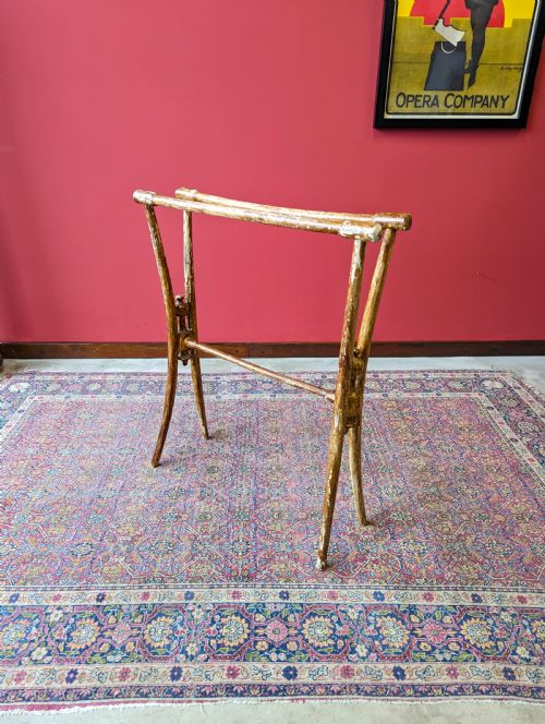 Antique Victorian Elm Towel Rail