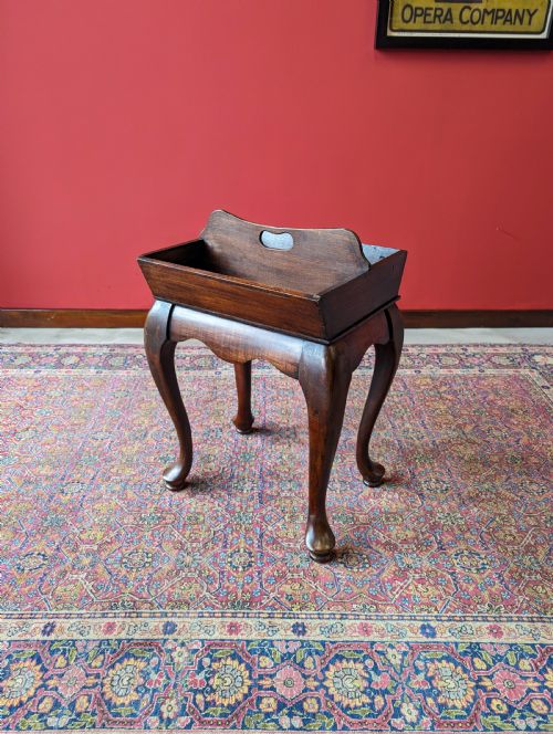 Antique Edwardian Oak Cutlery Stand