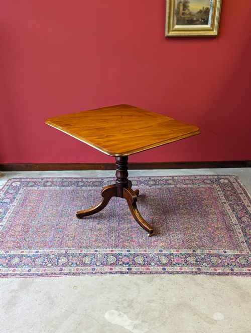 Antique 19th Century Mahogany Tilt Top Breakfast Table