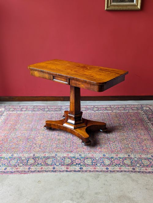 Antique 19th Century Rosewood Console Table