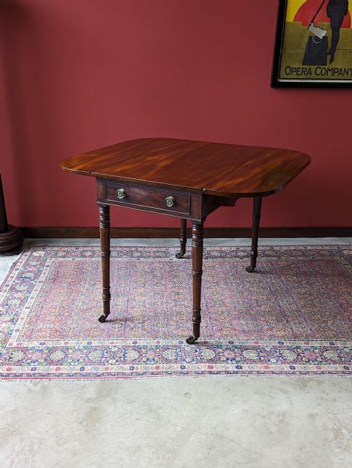 Antique Mid 19th Century Mahogany Pembroke Table
