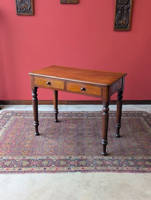 Antique Victorian Mahogany Writing Table