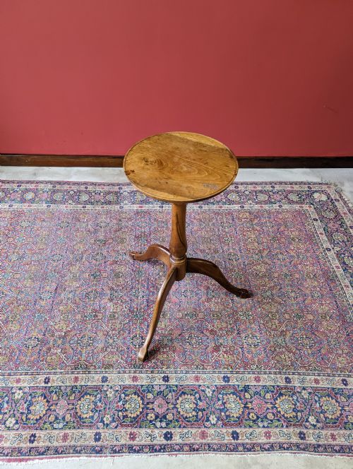 fig 2. Antique Georgian Oak Tripod Wine Table c.1820