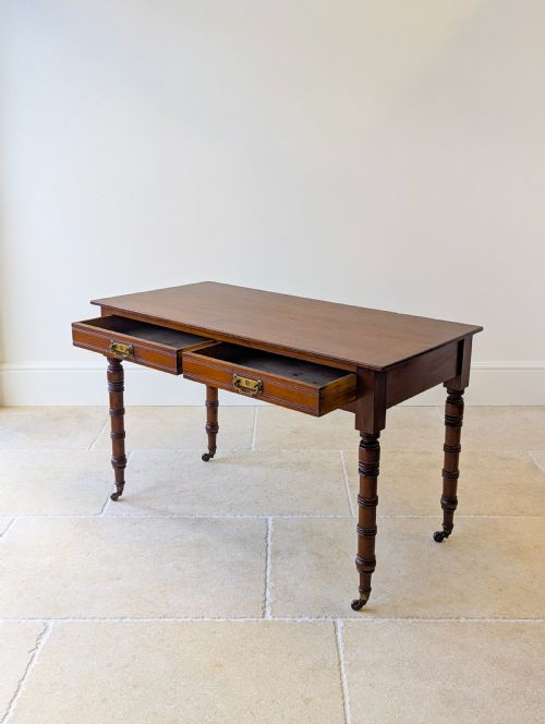 fig 1. Antique Victorian Mahogany Writing Table c.1880