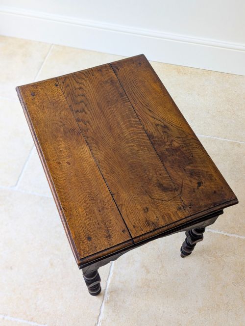 fig 2. Antique Early 18th Century Oak Lowboy c.1710