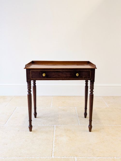 fig 1. Antique Early Victorian Mahogany Writing Table c.1850