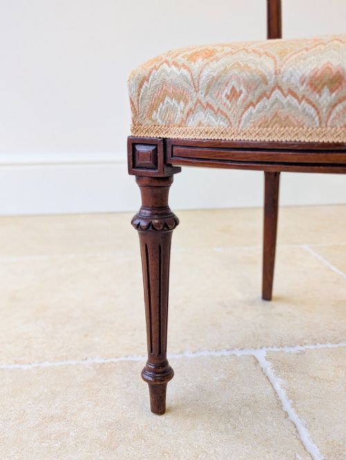 SET OF THREE ANTIQUE VICTORIAN MAHOGANY SIDE CHAIRS C1890 - ADDITIONAL PHOTO 8