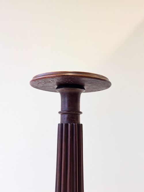 ANTIQUE WILLIAM IV MAHOGANY TORCHERE C1830 - ADDITIONAL PHOTO 2