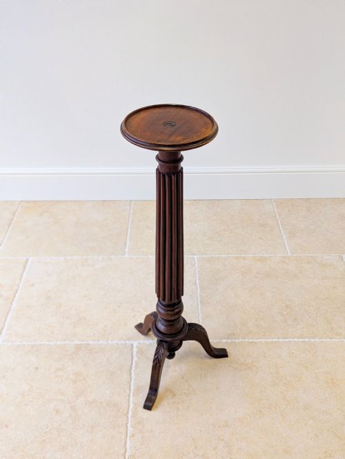 ANTIQUE WILLIAM IV MAHOGANY TORCHERE C1830 - ADDITIONAL PHOTO 7