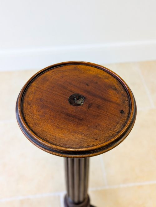 ANTIQUE WILLIAM IV MAHOGANY TORCHERE C1830 - ADDITIONAL PHOTO 10
