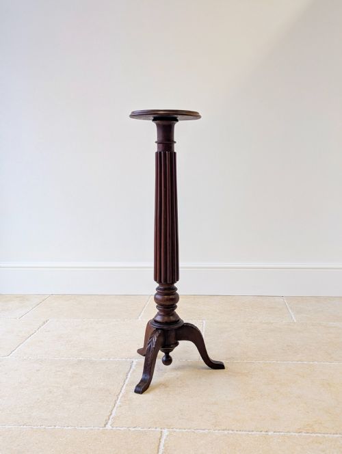 ANTIQUE WILLIAM IV MAHOGANY TORCHERE C1830 - ADDITIONAL PHOTO 11