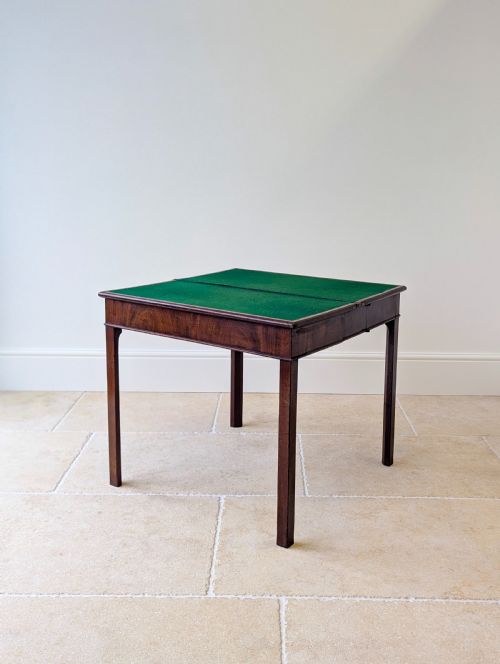 ANTIQUE REGENCY MAHOGANY CARD TABLE C1820 - ADDITIONAL PHOTO 5