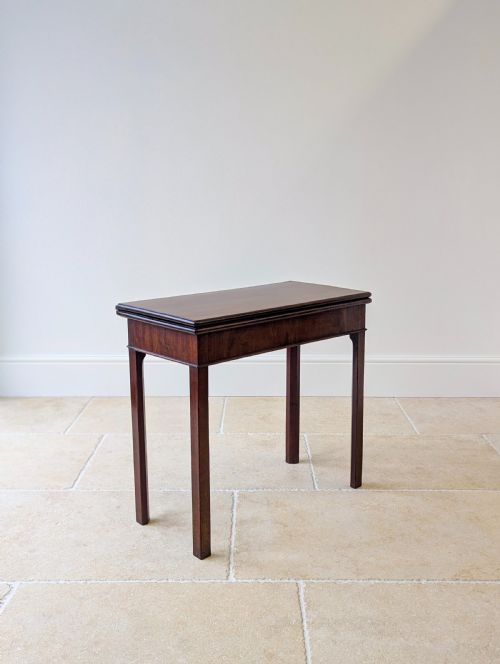 ANTIQUE REGENCY MAHOGANY CARD TABLE C1820 - ADDITIONAL PHOTO 6
