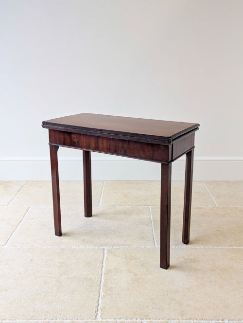 ANTIQUE REGENCY MAHOGANY CARD TABLE C1820 - ADDITIONAL PHOTO 8