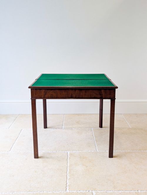 ANTIQUE REGENCY MAHOGANY CARD TABLE C1820 - ADDITIONAL PHOTO 11