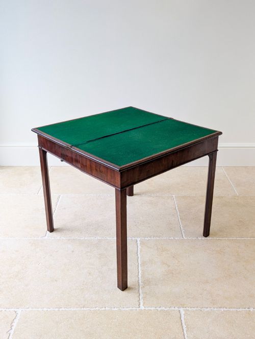 ANTIQUE REGENCY MAHOGANY CARD TABLE C1820 - ADDITIONAL PHOTO 16