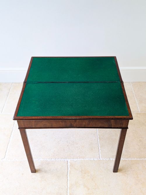 ANTIQUE REGENCY MAHOGANY CARD TABLE C1820 - ADDITIONAL PHOTO 18