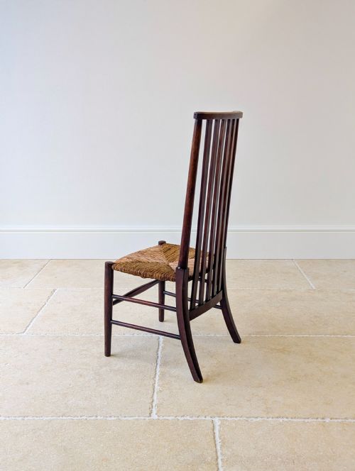 ANTIQUE ARTS CRAFTS MAHOGANY SIDE CHAIR C1900 - ADDITIONAL PHOTO 13