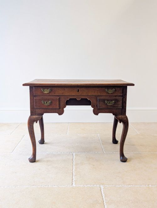 fig 1. Antique 18th Century Georgian Oak Lowboy c.1750
