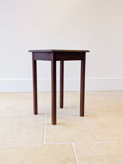 ANTIQUE ARTS CRAFTS OAK OCCASIONAL TABLE C1920 - ADDITIONAL PHOTO 6