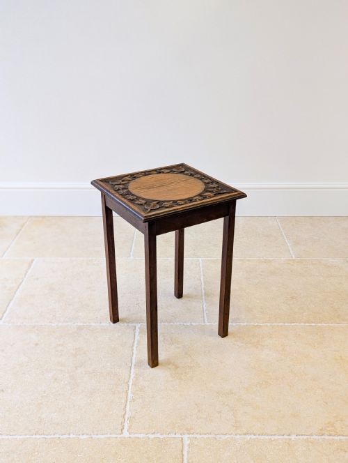 ANTIQUE ARTS CRAFTS OAK OCCASIONAL TABLE C1920 - ADDITIONAL PHOTO 8