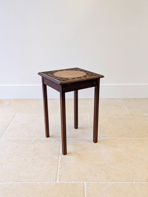 ANTIQUE ARTS CRAFTS OAK OCCASIONAL TABLE C1920 - ADDITIONAL PHOTO 14