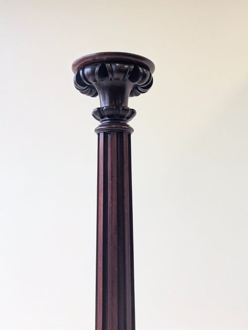 ANTIQUE VICTORIAN MAHOGANY TORCHRE C1890 - ADDITIONAL PHOTO 1