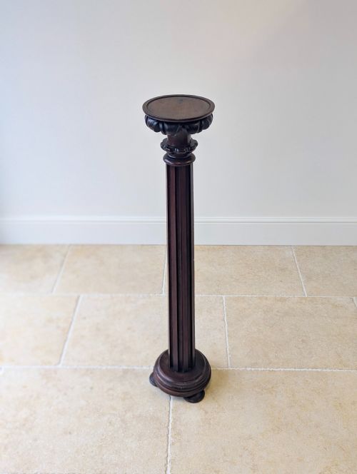 ANTIQUE VICTORIAN MAHOGANY TORCHRE C1890 - ADDITIONAL PHOTO 2