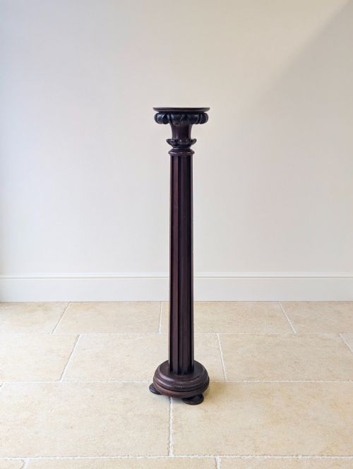 ANTIQUE VICTORIAN MAHOGANY TORCHRE C1890 - ADDITIONAL PHOTO 4