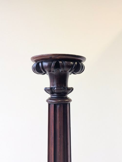 ANTIQUE VICTORIAN MAHOGANY TORCHRE C1890 - ADDITIONAL PHOTO 7