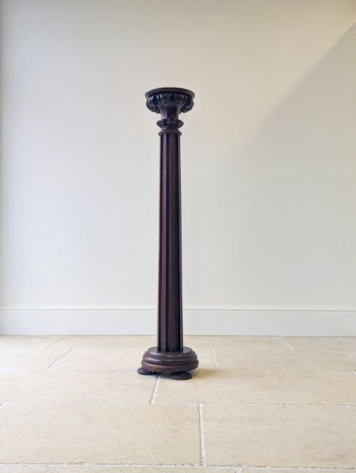 ANTIQUE VICTORIAN MAHOGANY TORCHRE C1890 - ADDITIONAL PHOTO 8