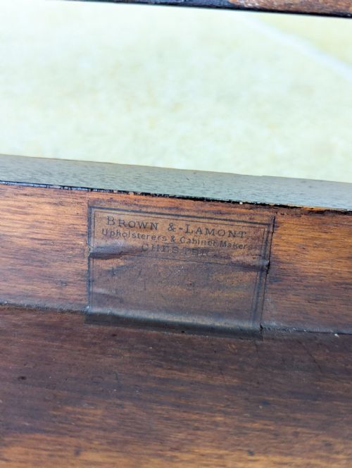 ANTIQUE VICTORIAN BEECH LUGGAGE STAND BY BROWN LAMONT C1870 - ADDITIONAL PHOTO 16