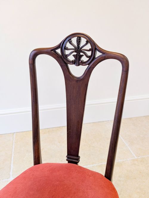 ANTIQUE GEORGE III MAHOGANY SIDE CHAIR C1800 - ADDITIONAL PHOTO 1